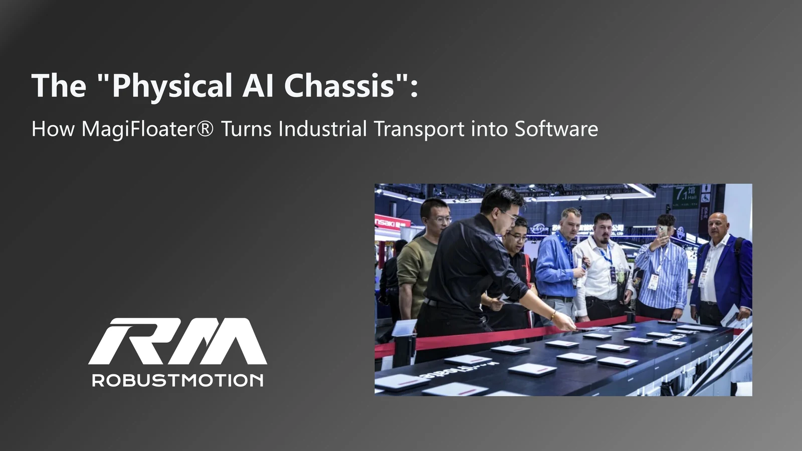 The Physical AI Chassis — MagiFloater planar maglev at CIIF 2026